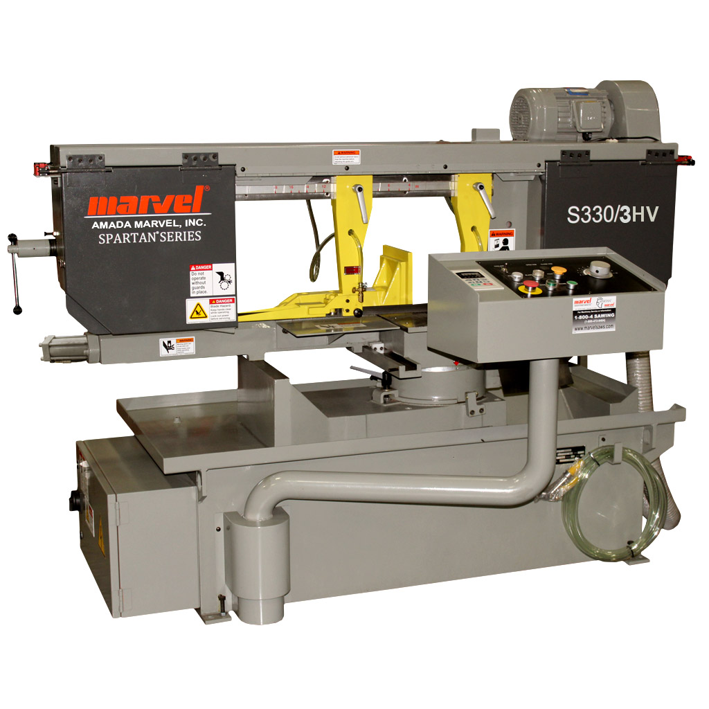 S330-3HV.jpg Marvel 3 HP 230V Three Phase Horizontal Mitering Band Saw S330/3HV