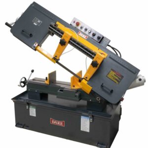 Dake Model SE1018 220V Single Phase 10” Round Capacity Standard Duty Variable Blade Speed Horizontal Bandsaw 983114