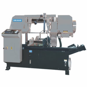 Sharp Industries 5 HP NC Control Double Column Horizontal Band Saw with 12.6” Cutting Capacity SW-126NCD