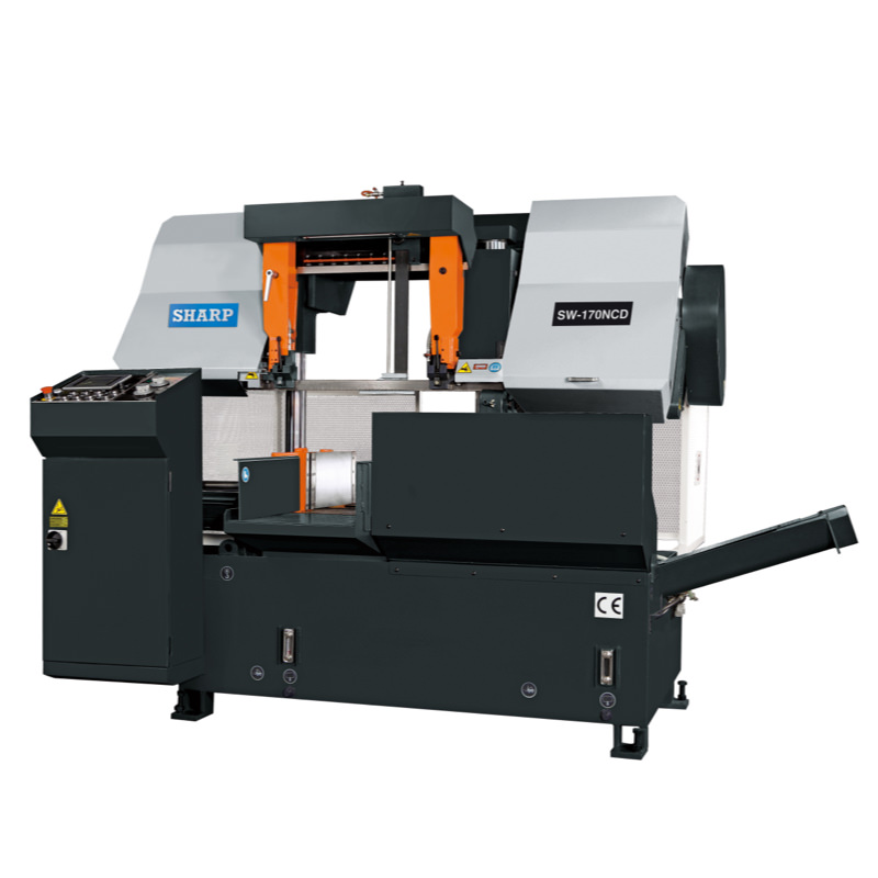 SW-170NCD.jpg Sharp Industries 7.5 HP NC Control Double Column Horizontal Band Saw with 16.5” Cutting Capacity SW-170NCD