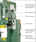 Betenbender 30HP 208V Three Phase 400 Ton 10ft Heavy Duty Hydraulic Press Brake BB400HDPB10 – Image 3