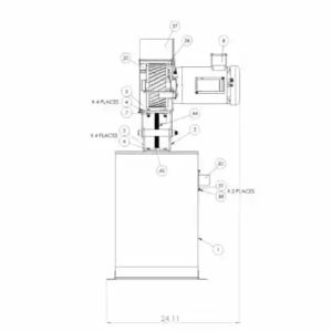 Kalamazoo Industries 3HP 460V Three Phase 3” x 90” Grinder with Vacuum Base KS390V – Image 2