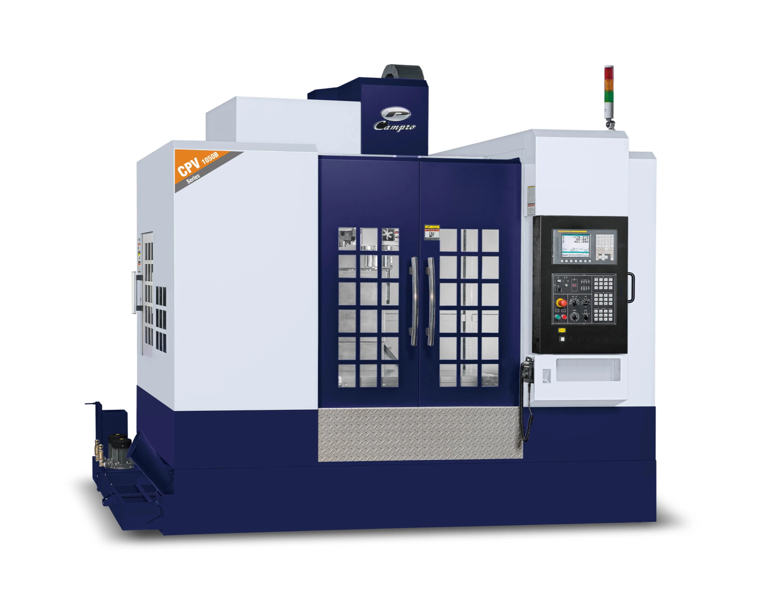 Screenshot202023-04-1020105858.png Campro USA 41.3" x 20.9" x 30.7" High Performance Box Way Vertical Machining Center with Mitsubishi Control CPV-1050B