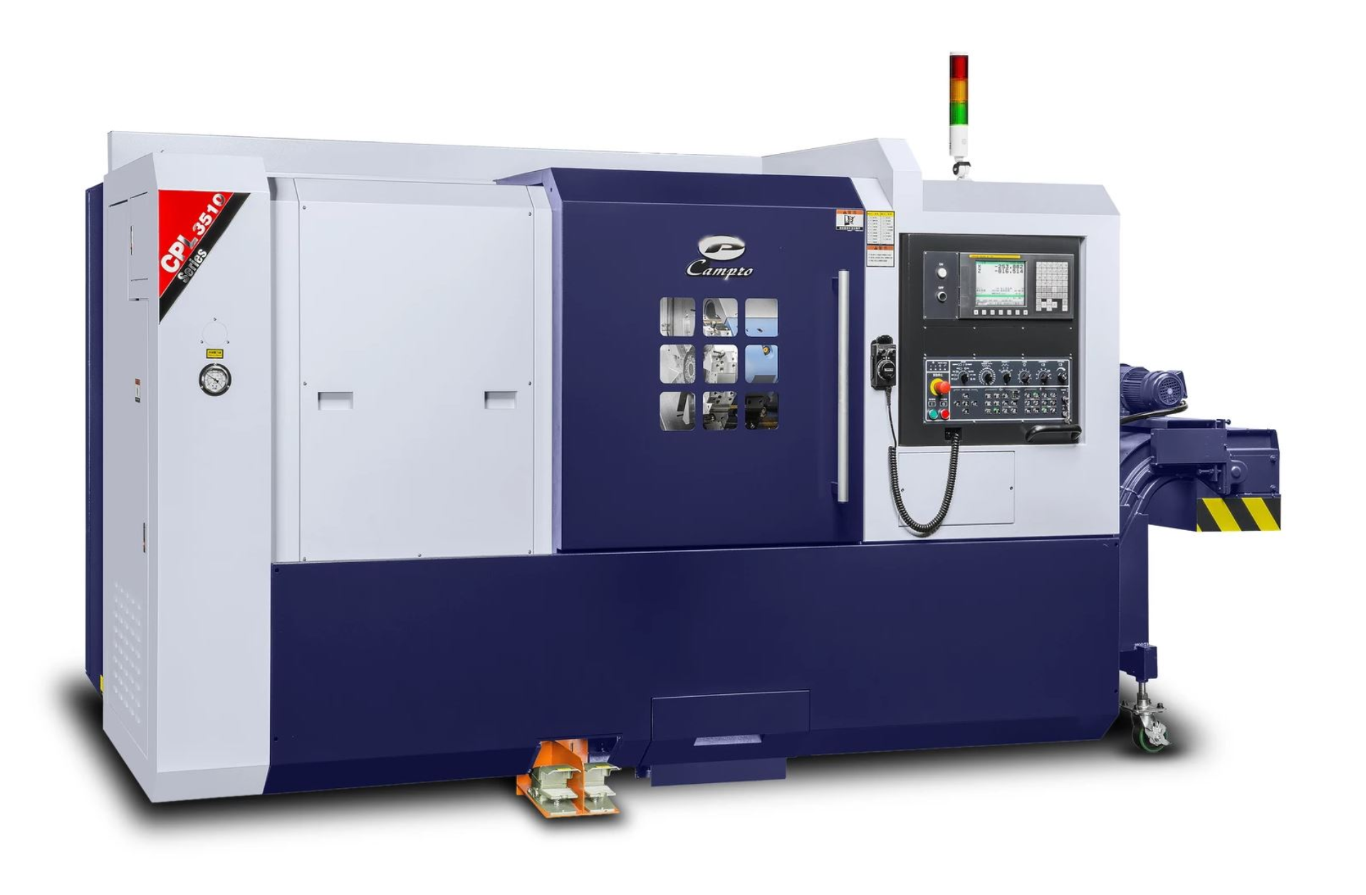 Screenshot202023-04-2420103554.png Campro USA Three Phase Two Axis CNC Lathe Turning Center with 10” Chuck CPL-3510