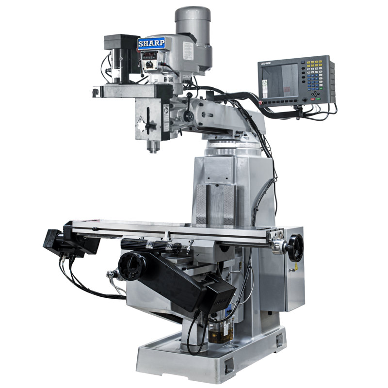 TMV-DVS-MP-3.jpg Sharp Industries 220V 50” Digital Variable Speed 3 Axes CNC Vertical Knee Mill TMV/DVS/MP-3 G2