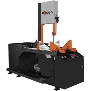 Cosen 22” x 30” Semi-Automatic Vertical Tilt-Frame Band Saw V-2230NC