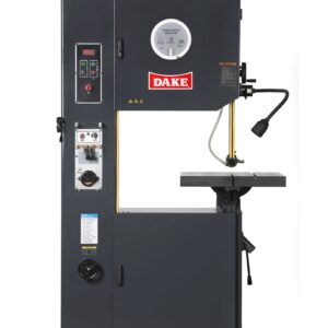 Dake Model V-26 220V Three Phase 26” Throat Heavy-Duty Industrial Variable-Speed Vertical Bandsaw 987031-2