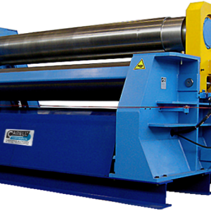 Carell Industrial Parmigiani 480V Three Phase 8’ x 5/8” VBH 2600/16 Hydrotronic 4-Roll Double-Pinch Plate Bending Roll VBH-8/290