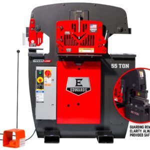 Edwards 55 Ton Ironworker 3 Phase, 208 Volt, PowerLink, 10" Brake 55203522 – Image 2