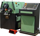 Carell Industrial Eagle Bending 220V Three Phase 2½” Capacity Hydraulic CNC Direct Radius Input Roll Bender BA50-CNC