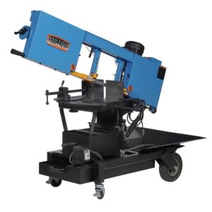 Baileigh Industrial 1HP 115V Single Phase Portable EVS Dual Mitering Bandsaw BS-10VS BA9-1232696