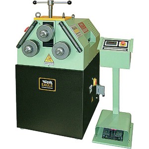 Carell Industrial Eagle Bending 220V Three Phase 2” Sq. Tube Manual 2-Driven-Roll Universal Roll Bender CP40-M