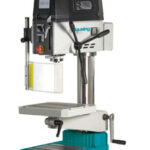 Clausing Erlo Belt-Drive 230V Three Phase 19.7” 10-Speed Step-Pulley Round-Column Floor Drill Press KL18