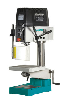 crc-model.jpg Clausing Erlo Belt-Drive 230V Three Phase 19.7” 10-Speed Step-Pulley Round-Column Floor Drill Press KL18