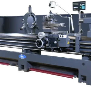 GMC Machinery 220V Three Phase 26” x 160” 12-Speed Heavy-Duty Gap Bed Lathe with DRO GML-26160T