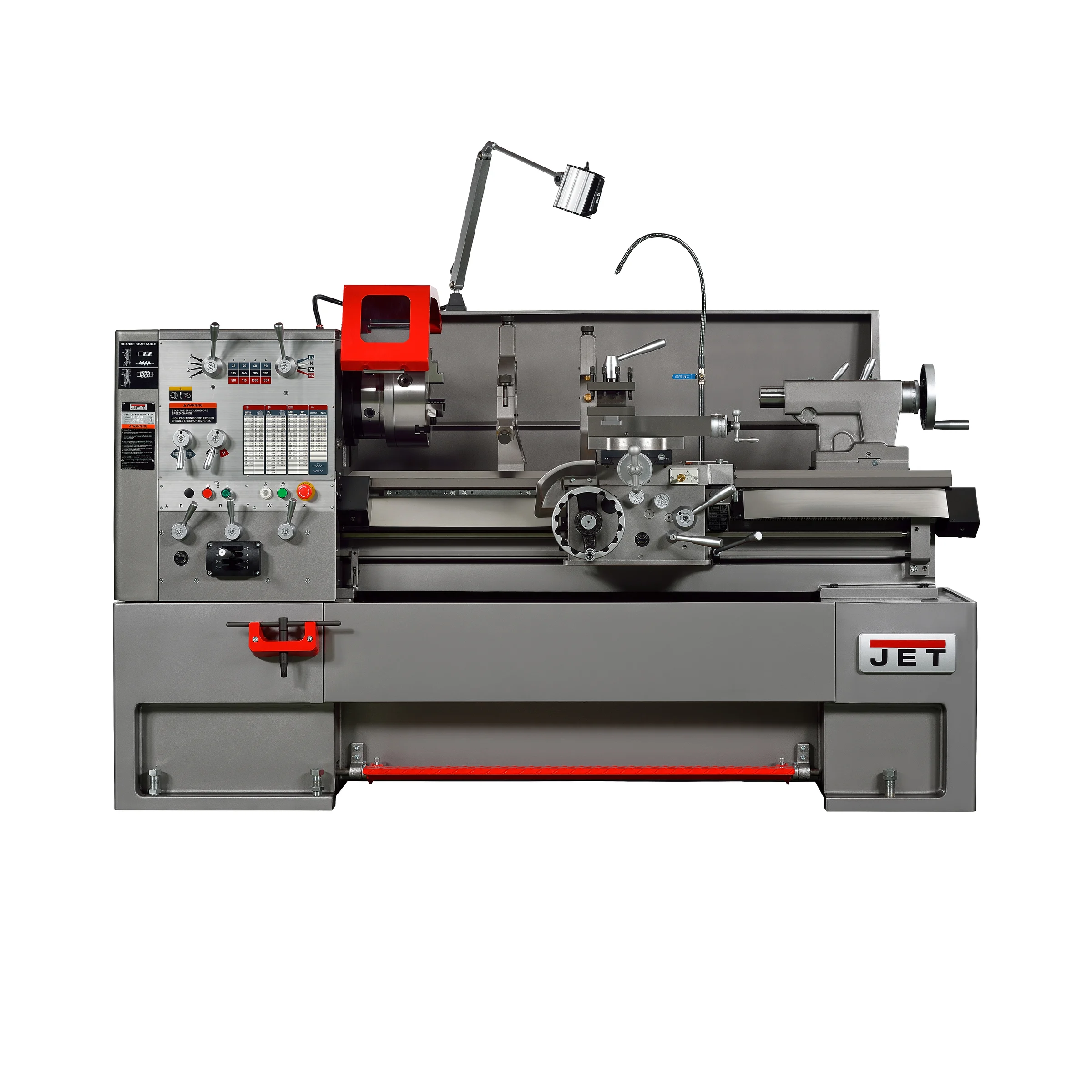 dec-catalog-646e412a214495816a Jet GH-1880ZX 18” x 80” Large Spindle Bore Gear Head Lathe with Newall NMS800 DRO JT1-3303