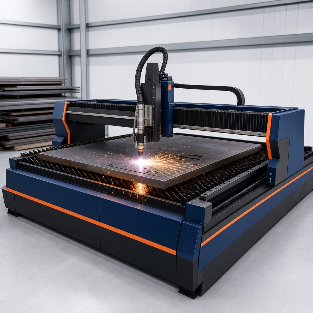 Industrial cutting and sawing equipment