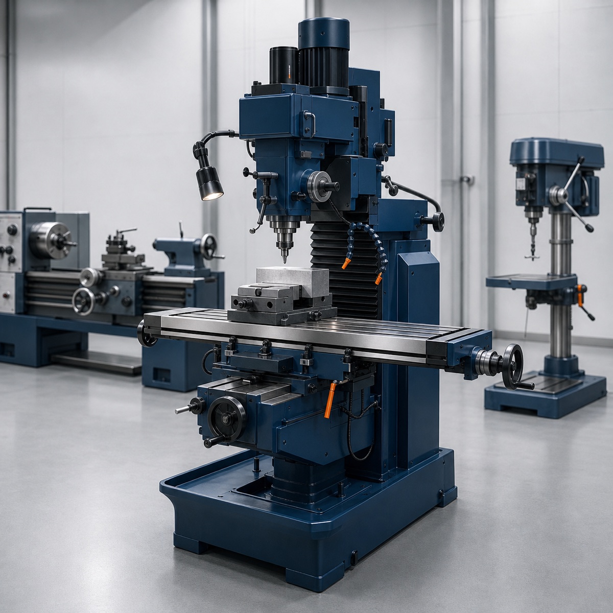 Industrial machining and drilling equipment