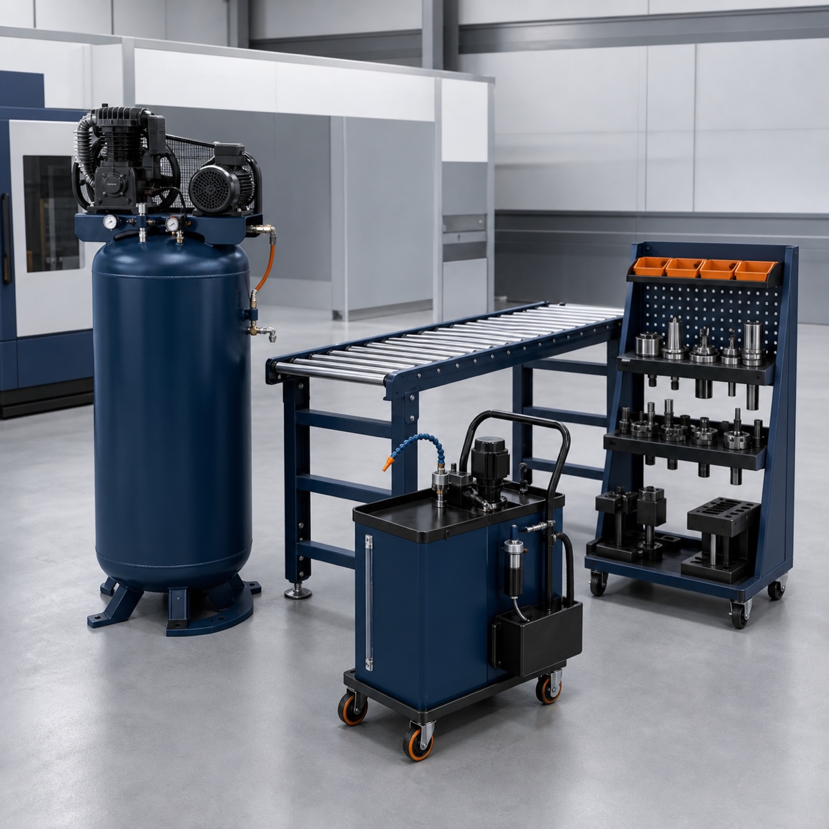 Workshop support equipment and industrial accessories
