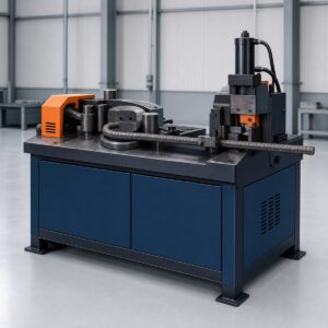 Powered rebar bending and cutting machine