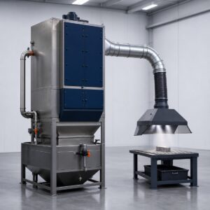 Industrial wet dust collector