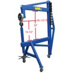 Mittler Bros Floor Model English Wheel with 7” OD x 2” Wide Upper Wheel 4000