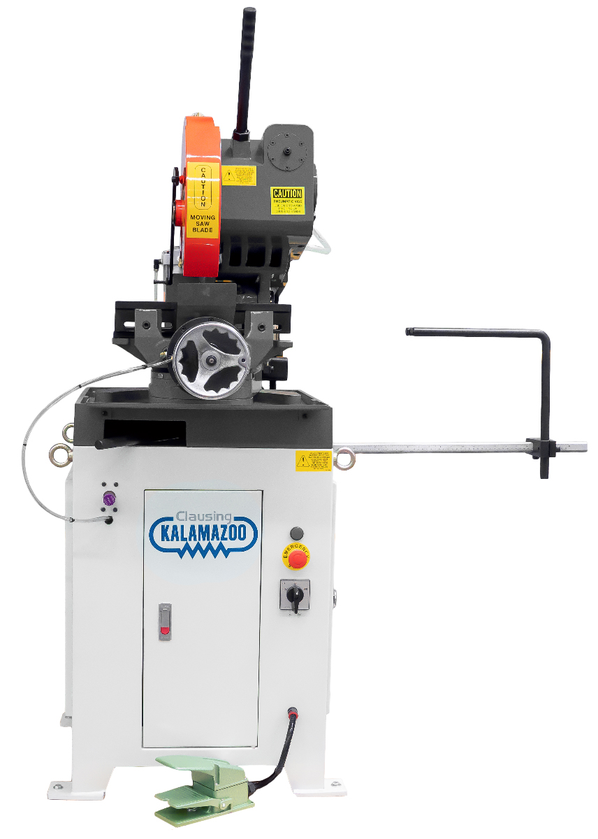 fhc350sa_front_hi-res-1-JPG.jpg Clausing Kalamazoo 460V Three Phase 14” Dual-Speed Semi-Automatic Ferrous Circular Cold Saw with Pneumatic Power Vise FHC350SA