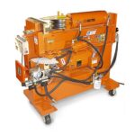 Huth 220V Three Phase 7.5HP Manual Knee Control Fabrication Bender with 6in Cylinder 2660