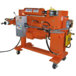 Huth 220V Three Phase 7.5HP Manual Knee Control Heavy Duty Horizontal Pipe Bender with Swager/Expander 2600HD