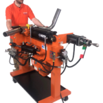 Huth 220V Three Phase 5HP 1605 Manual Knee Control Pipe Bender with 023 Die Package HB-05