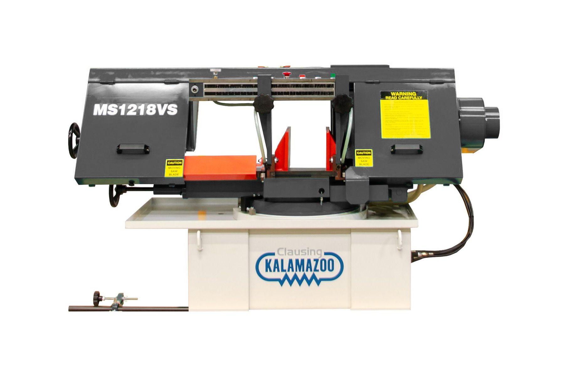 ms1218vs_front_hi_res-1_0.png Clausing Kalamazoo 460V Three Phase 12” Variable-Speed Semi-Automatic Horizontal Miter Bandsaw MS1218VS
