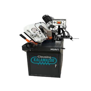 Clausing Kalamazoo 220V Single Phase 9” Manual Variable-Speed Swivel Miter Wet Bandsaw MS9V1
