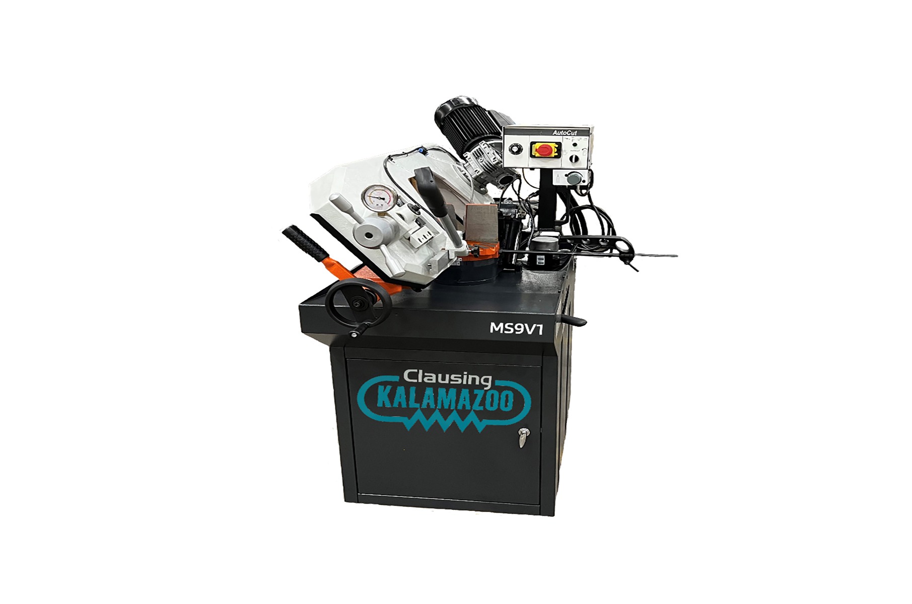 ms9v1-_left_side_ps_1_copy-1.jpg Clausing Kalamazoo 220V Single Phase 9” Manual Variable-Speed Swivel Miter Wet Bandsaw MS9V1