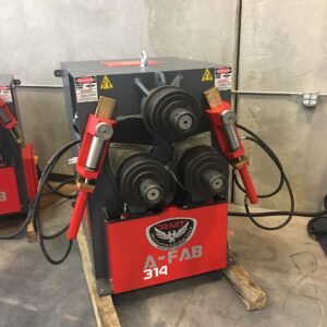 Revolution Machine Tools 5.5HP Horizontal/Vertical Profile Hydraulic Angle Roll Bender A-FAB 314 – Image 2