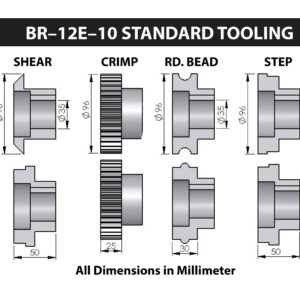 Baileigh Heavy Duty Bead Roller Machine BR-12E-10 – Image 2
