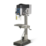 Clausing Erlo Belt-Drive 230V Three Phase 27.5” EVS Manual Quill Feed Tapping Floor Drill Press SZ40