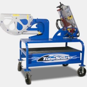 TubeShark Shark Pool 110V Single Phase Combo Notcher and Bender Electric Power Unit on Utility Cart TSA-2-1-0009