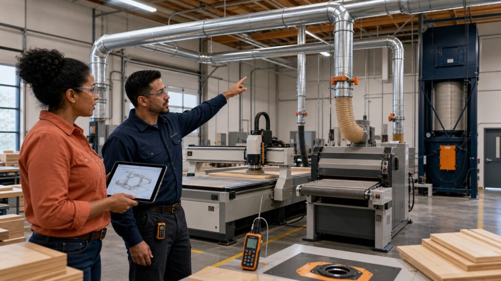 Woodworking Dust Collection Planning: Airflow, Ducting and Shop Layout
