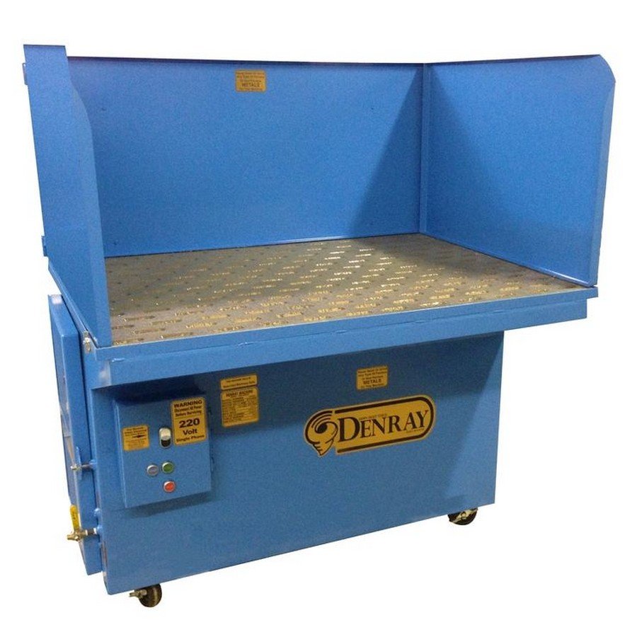 3648sd-1.jpg Denray 3648SD Series Sit Down Down Draft Sanding Table 36" x 48" 220V Three-Phase - Image 1