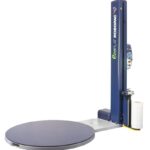 Robopac Ecoplat Semi-Automatic Turntable Stretch Wrapper 110" Wrap Height