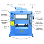 Oliver 22" Planer with Helical Cutterhead, 7.5HP/1 Phase - Image 3