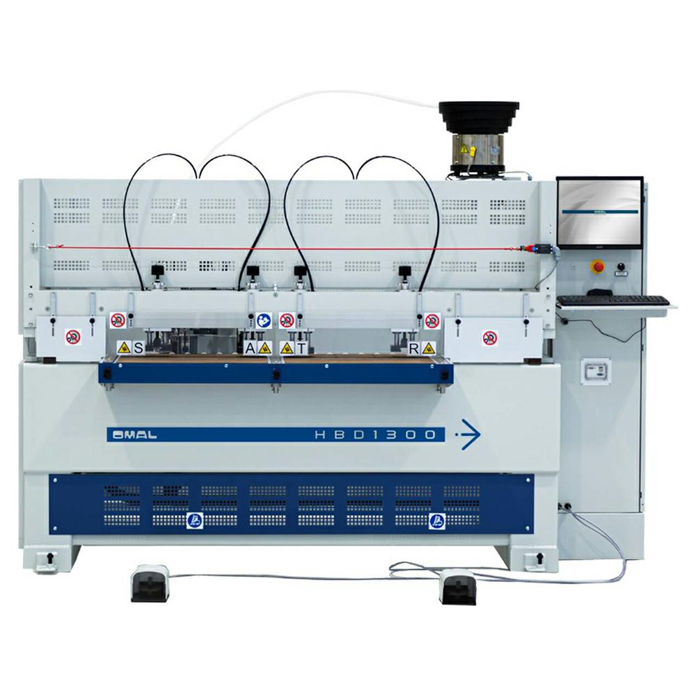 SCMHBD1300-1H-1V.png OMAL HBD 1300 1H 1V Open Frame Horizontal Bore/Dowel Machine - Image 1