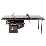 Industrial 5HP, 3ph, 480v Cabinet Saw with 52” Industrial T-Glide Advance Rip Fence, Rails & Extension Table