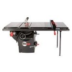 Professional 3HP Cabinet Saw with 36” Professional T-Glide Advance Rip Fence, Rails & Extension Table