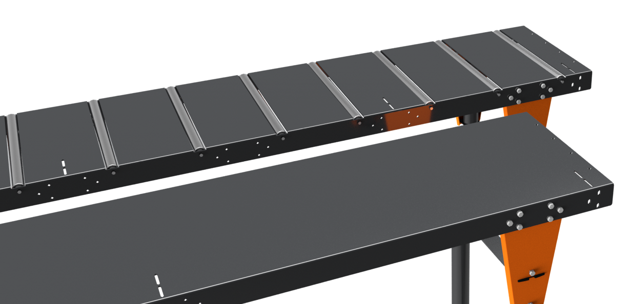 Tables-06.png TigerStop TABR30 Steel Roller Material Handling Table 32' L x 14.44" W - Image 1